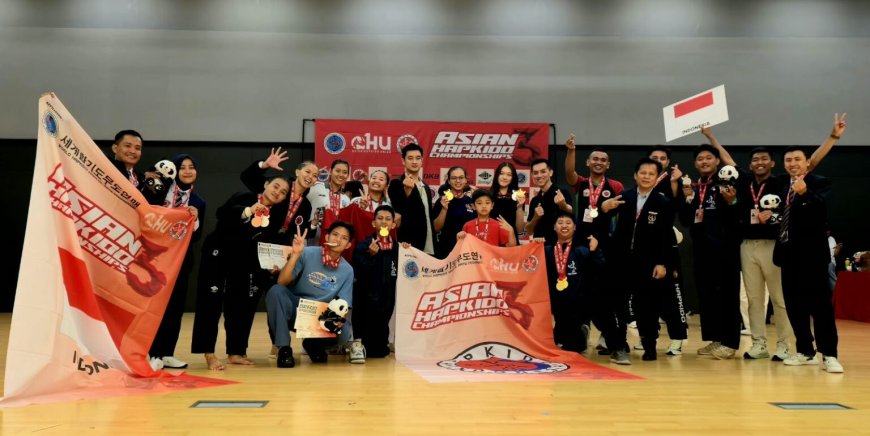 Tim Hapkido Indonesia Raih 12 Medali Di Kejuaraan Asia 2026, Jadi Kado HUT Ke-81 RI