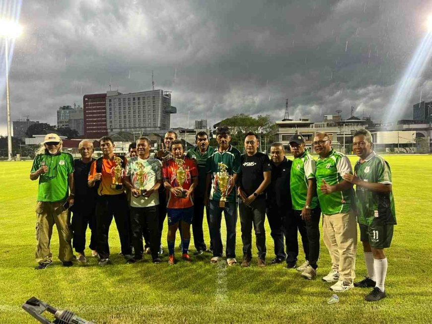 Ketum KONI Medan Hadiri Penutupan Turnamen All Star Mantan PSMS Piala Wali Kota