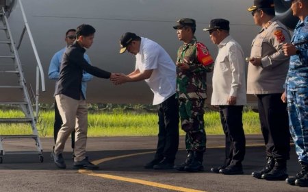 Gubernur Bobby Nasution Dampingi Wapres Gibran Tinjau Hunian Tetap dan Infrastruktur di Tapteng