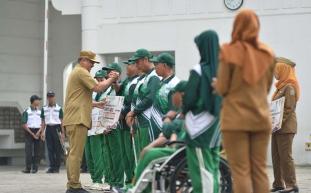 Haornas ke-43, Bobby Nasution Berikan Tali Asih untuk Atlet Legendaris Sumut