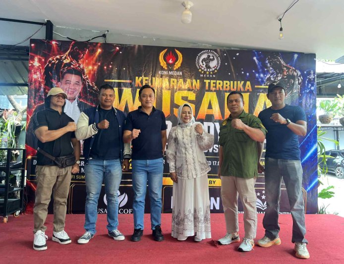 KONI Medan Apresiasi Kejuaraan Wusana Super Body 2026