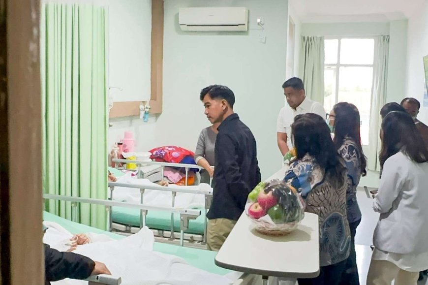 Gubernur Bobby Bersama Wapres Tinjau Siswa Diduga Keracunan MBG di Karo, Pastikan Pemulihan Kesehatan