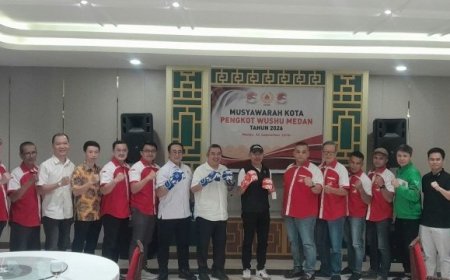 Heriyanto Terpilih Aklamasi Pimpin Wushu Indonesia (WI) Medan 2026-2030