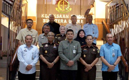 Bobby Nasution Perkuat Kolaborasi dengan Kejati Sumut, Pembangunan 2027 Jadi Fokus