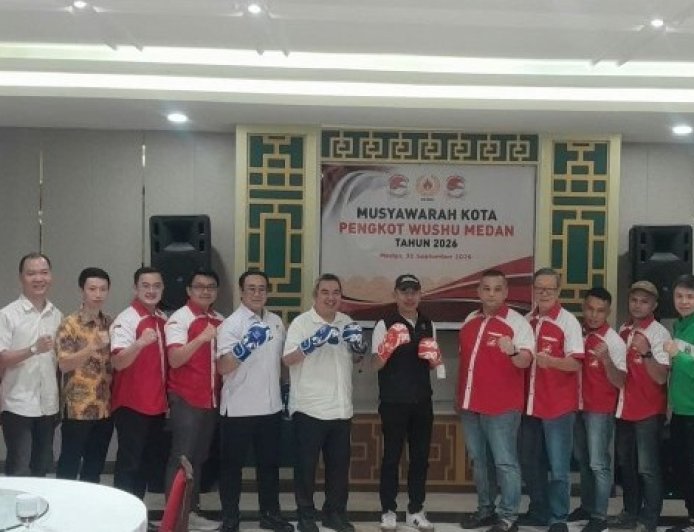 Heriyanto Terpilih Aklamasi Pimpin Wushu Indonesia (WI) Medan 2026-2030