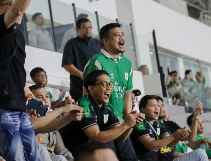Beri Semangat Usai Kemenangan PSMS Medan, Bobby Nasution: Harus Liga 1!