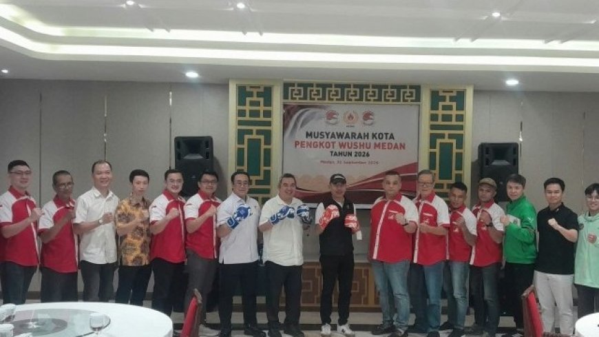 Heriyanto Terpilih Aklamasi Pimpin Wushu Indonesia (WI) Medan 2026-2030