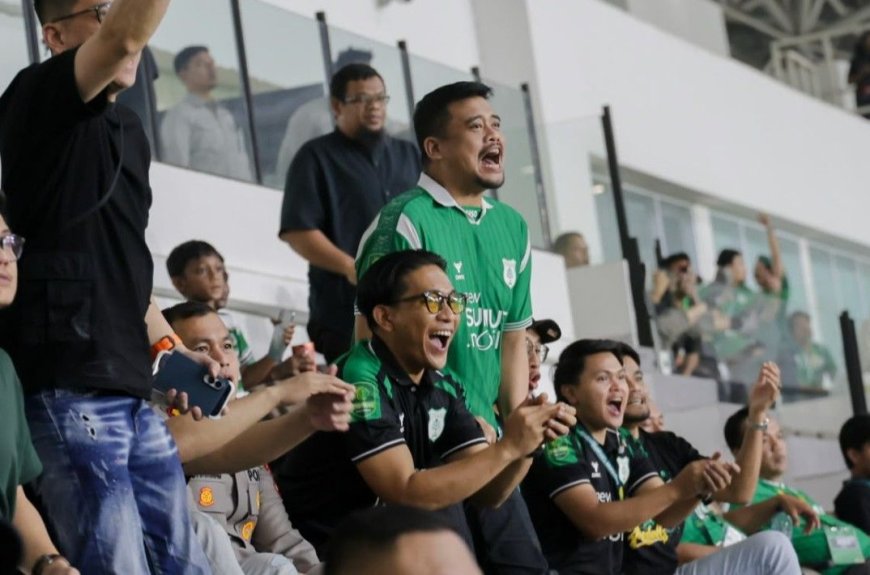 Beri Semangat Usai Kemenangan PSMS Medan, Bobby Nasution: Harus Liga 1!